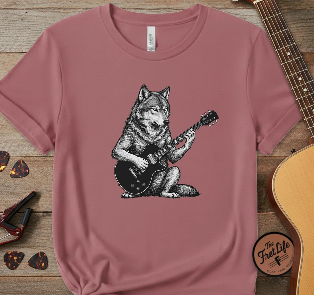 Wolf Les Paul T-Shirt