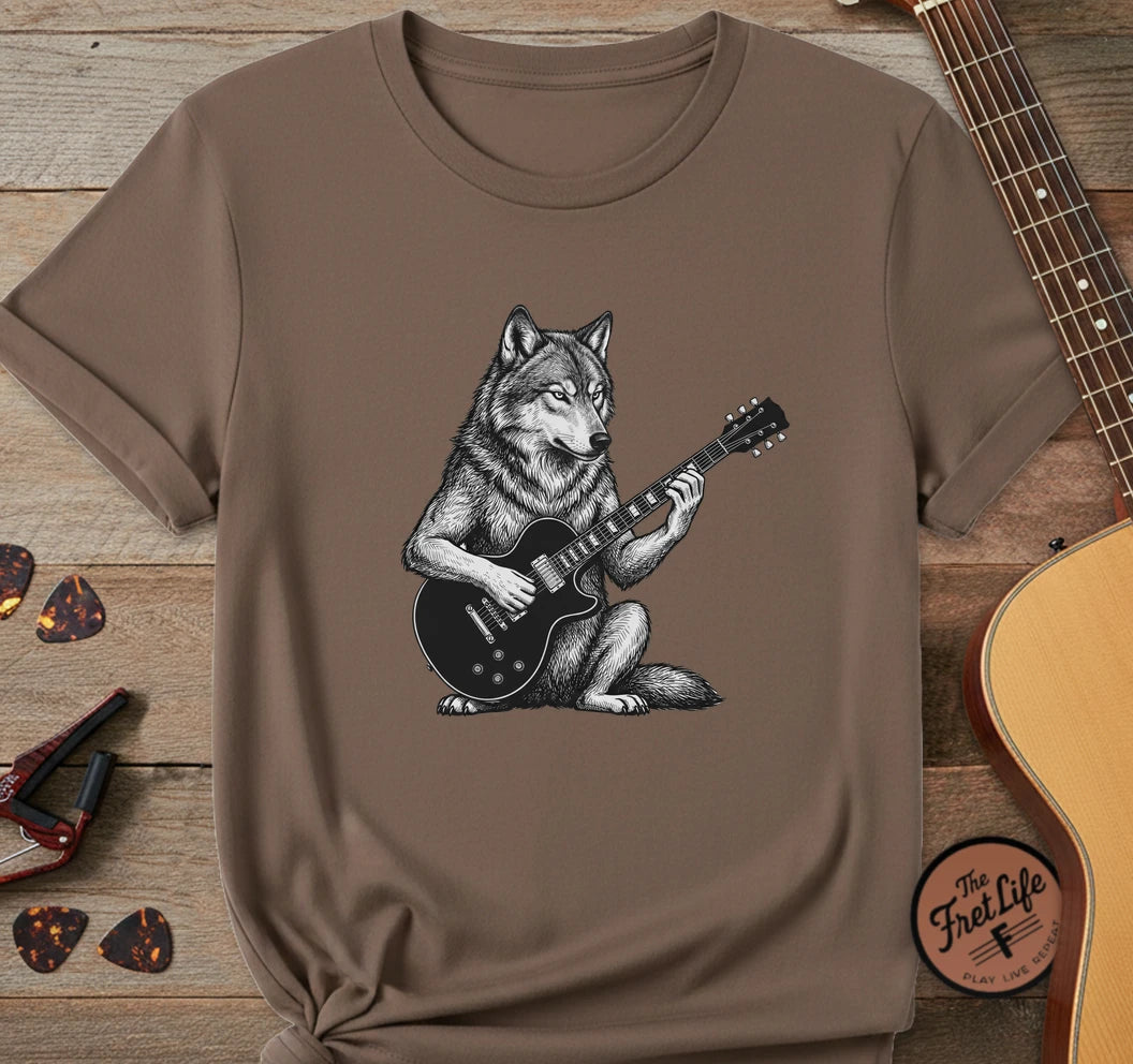 Wolf Les Paul T-Shirt