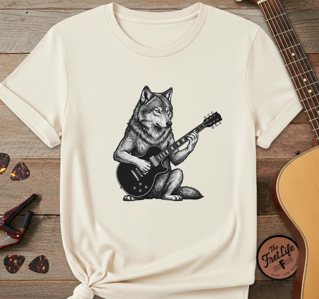 Wolf Les Paul T-Shirt
