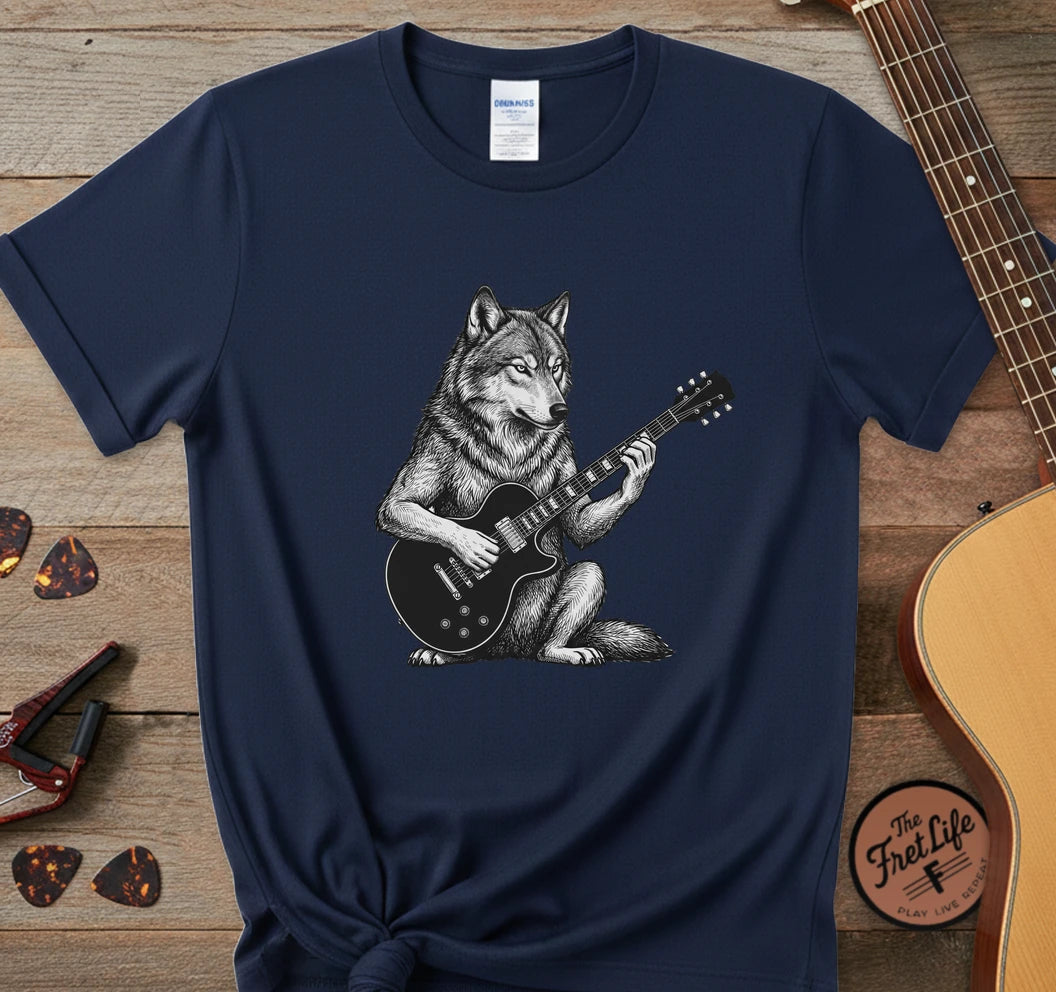 Wolf Les Paul T-Shirt