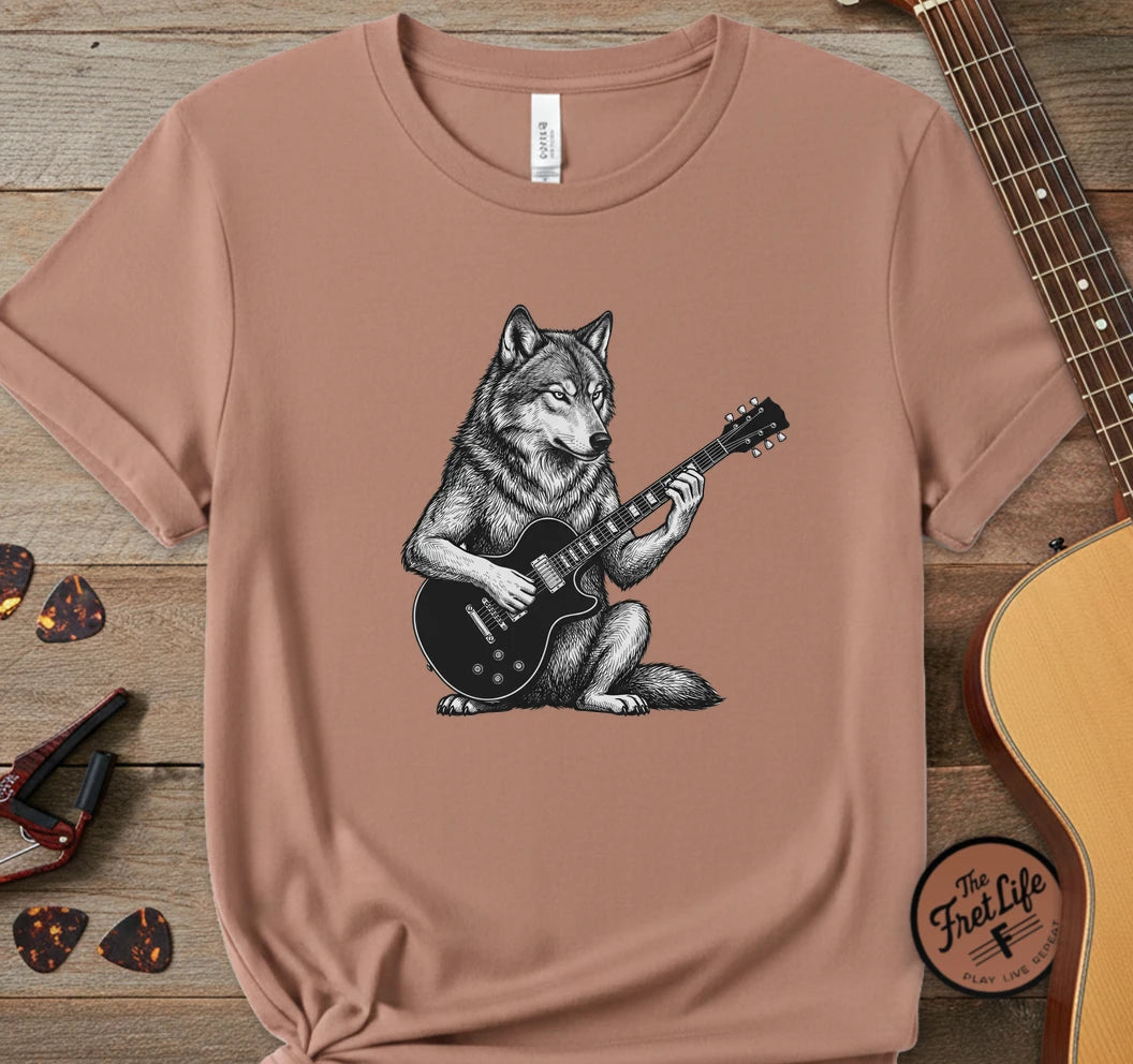 Wolf Les Paul T-Shirt