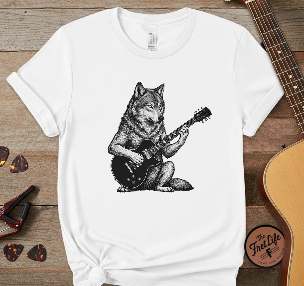 Wolf Les Paul T-Shirt