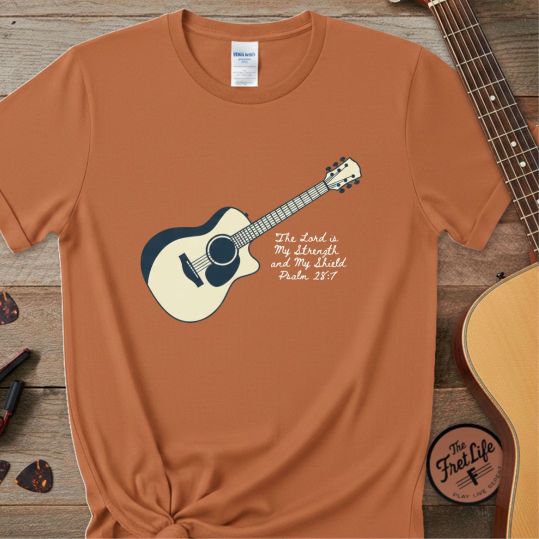 Acoustic Shield | The Lord is My Strength Premium Tee