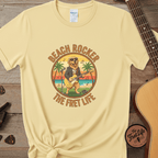 Printify T-Shirt Banana / S Beach Rocker: Golden's Sunset Shred Fret Life Tee