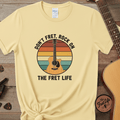 Printify T-Shirt Banana / S Don't Fret, Rock On : Guitar T-Shirt