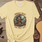 Printify T-Shirt Banana / S Jungle Beat: The Gorilla Guitarist Tee