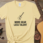 Printify T-Shirt Banana / S "More Gear, Less Talent" Premium Tee