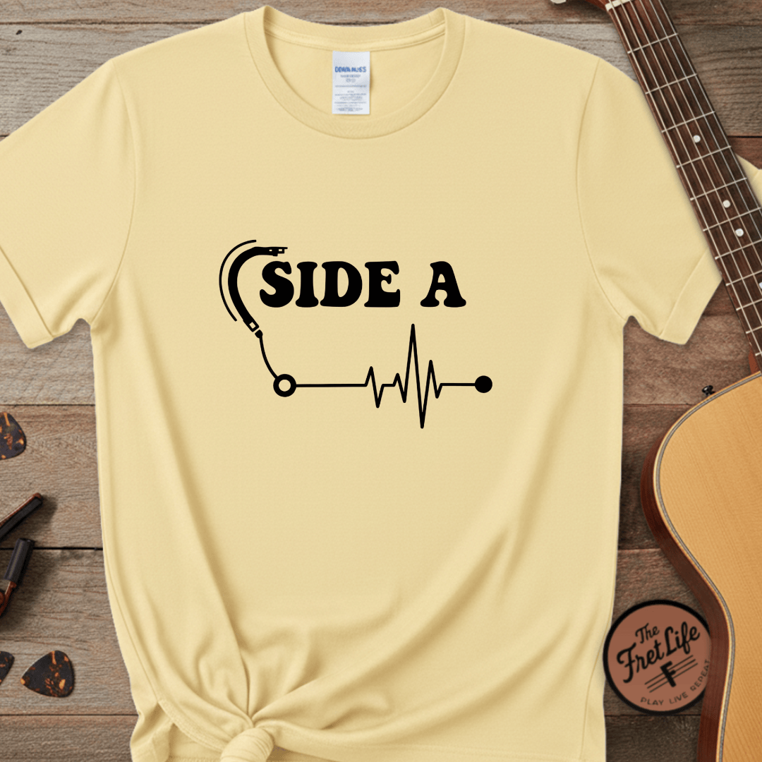 Printify T-Shirt Banana / S Side A Vinyl Pulse Graphic Tee