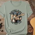 Printify T-Shirt Bay / S Electric Slide: The Soulful Glide Tee