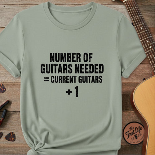 Printify T-Shirt Bay / S "Guitar Math: N+1" Premium Tee