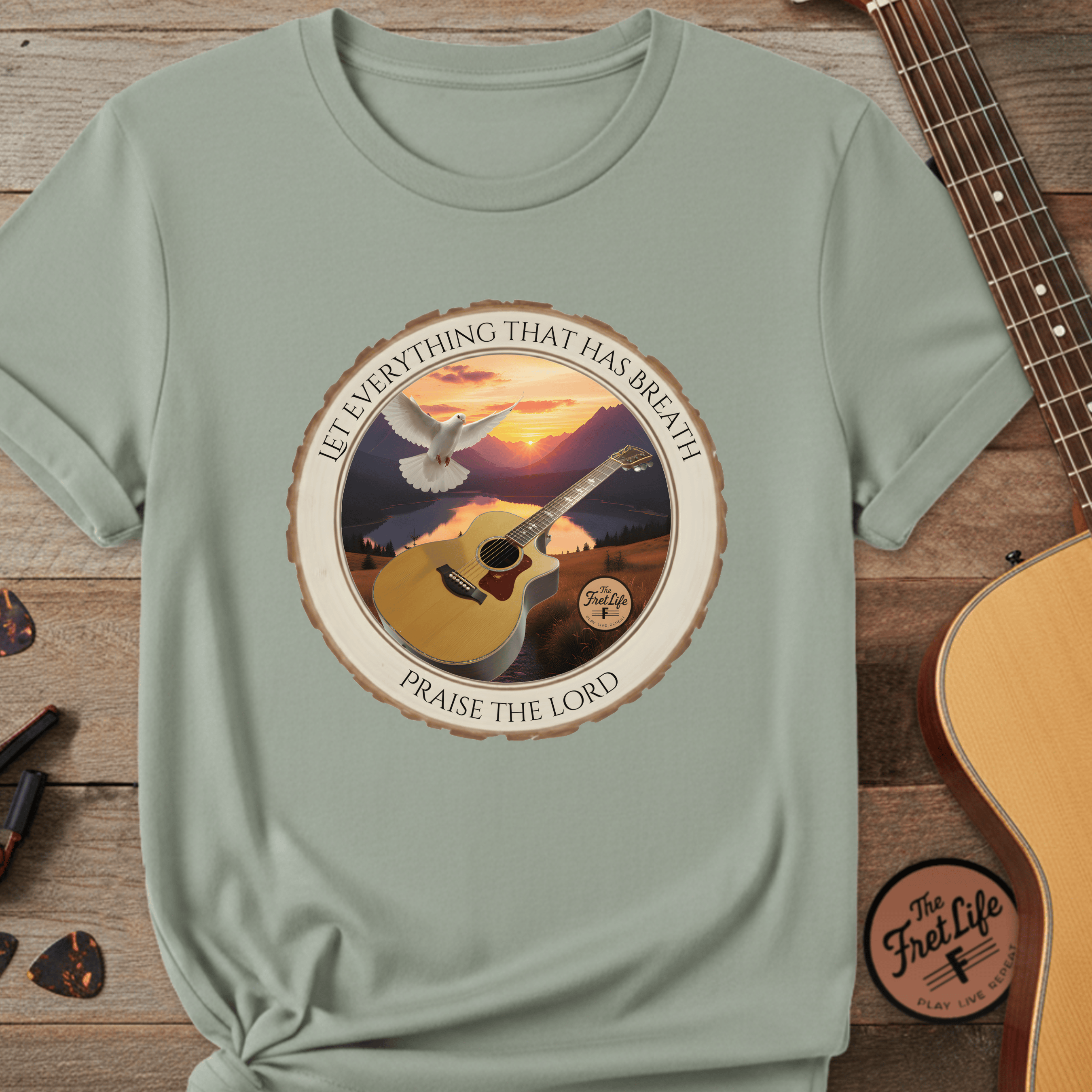 Printify T-Shirt Bay / S Let Everything that has Breath Praise the Lord Tee