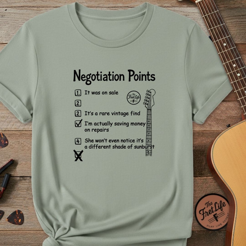 Printify T-Shirt Bay / S Negotiation Points: The Gear Acquisition Checklist T-Shirt