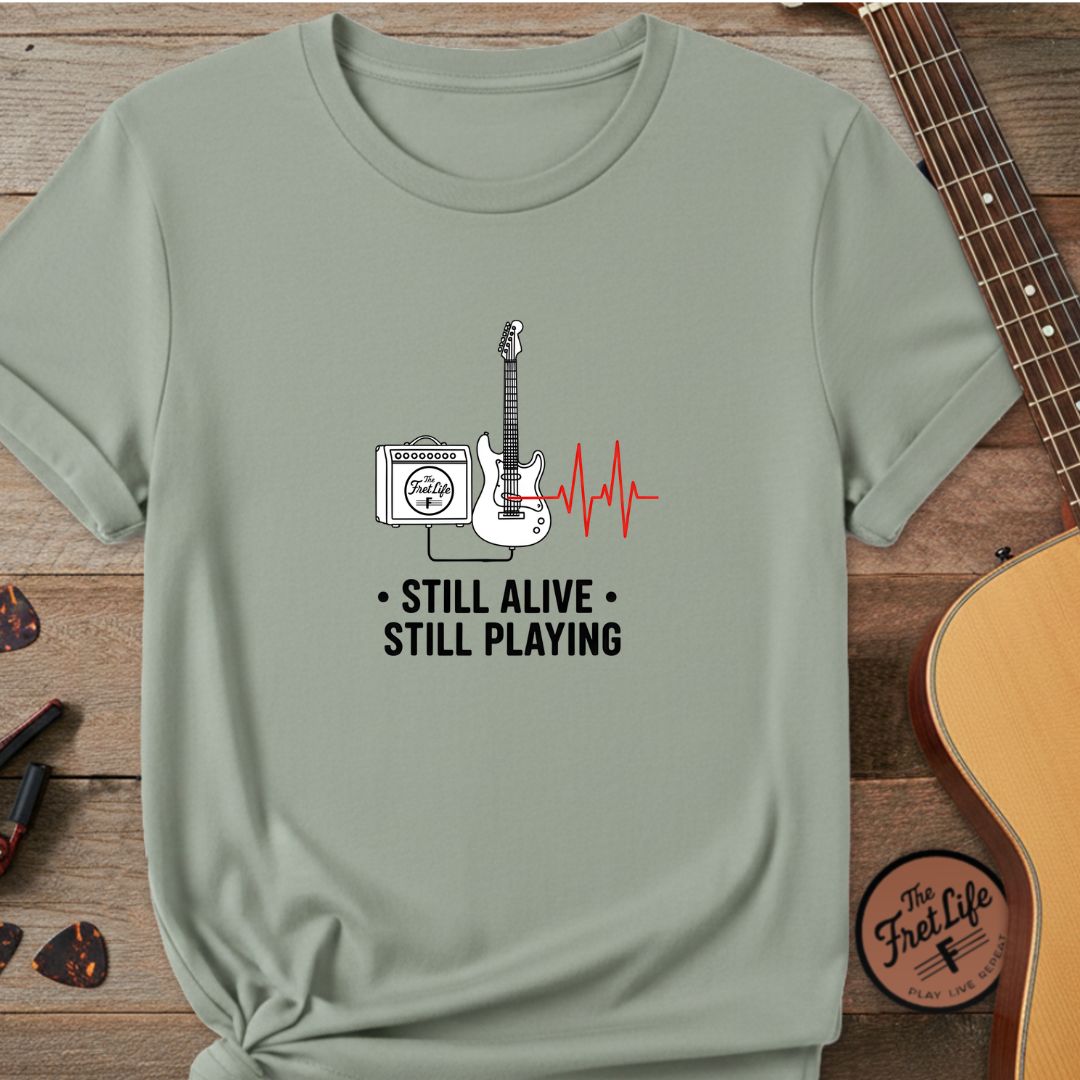 Printify T-Shirt Bay / S Still Alive, Still Playing | Premium T-Shirt