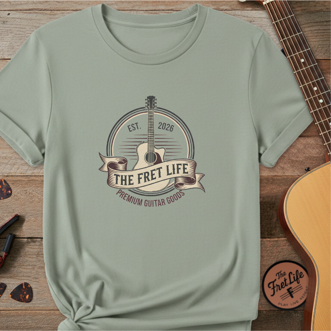 Printify T-Shirt Bay / S The Fret Life |  Guitar Goods Premium Tee