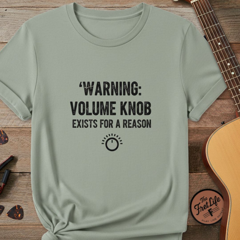 Printify T-Shirt Bay / S "Volume Knob Warning" Premium Tee