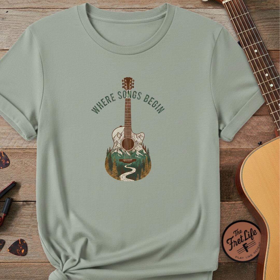 Printify T-Shirt Bay / S "Where Songs Begin" Premium Tee