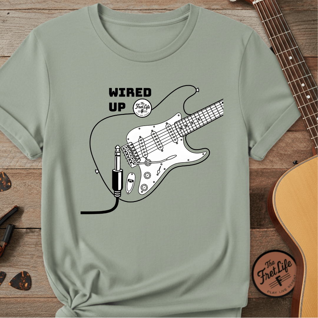 Printify T-Shirt Bay / S Wired Up T-Shirt