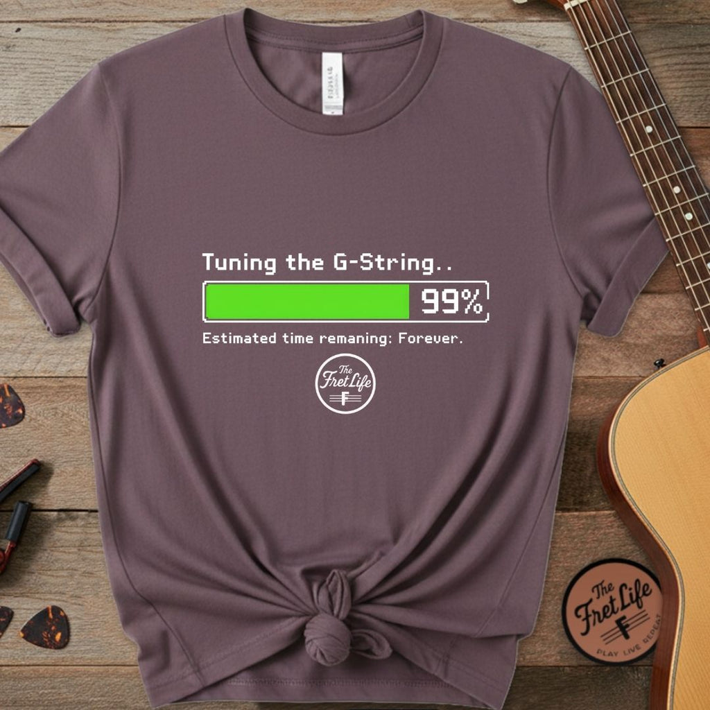 Printify T-Shirt Berry / S Infinite Tuning: The G-String Struggle T-Shirt
