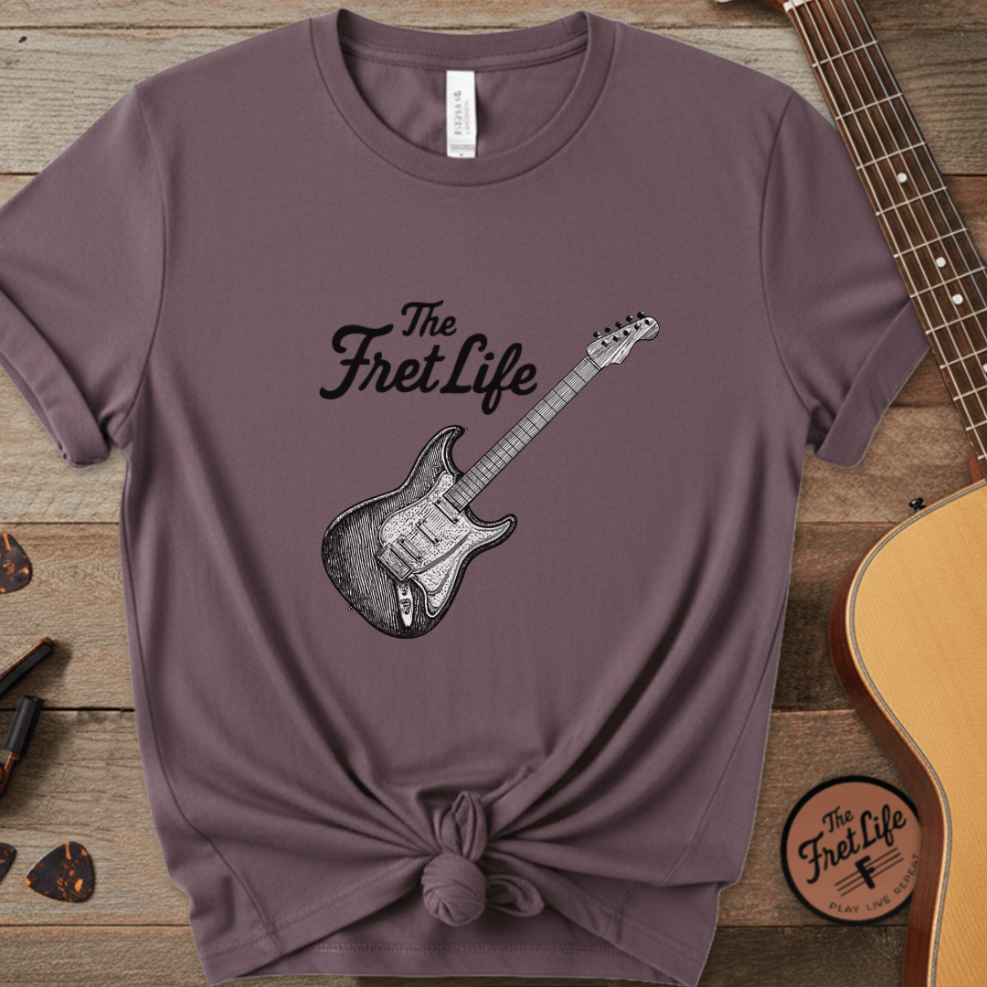 Printify T-Shirt Berry / S Music Lover Fender Stratocaster T-Shirt