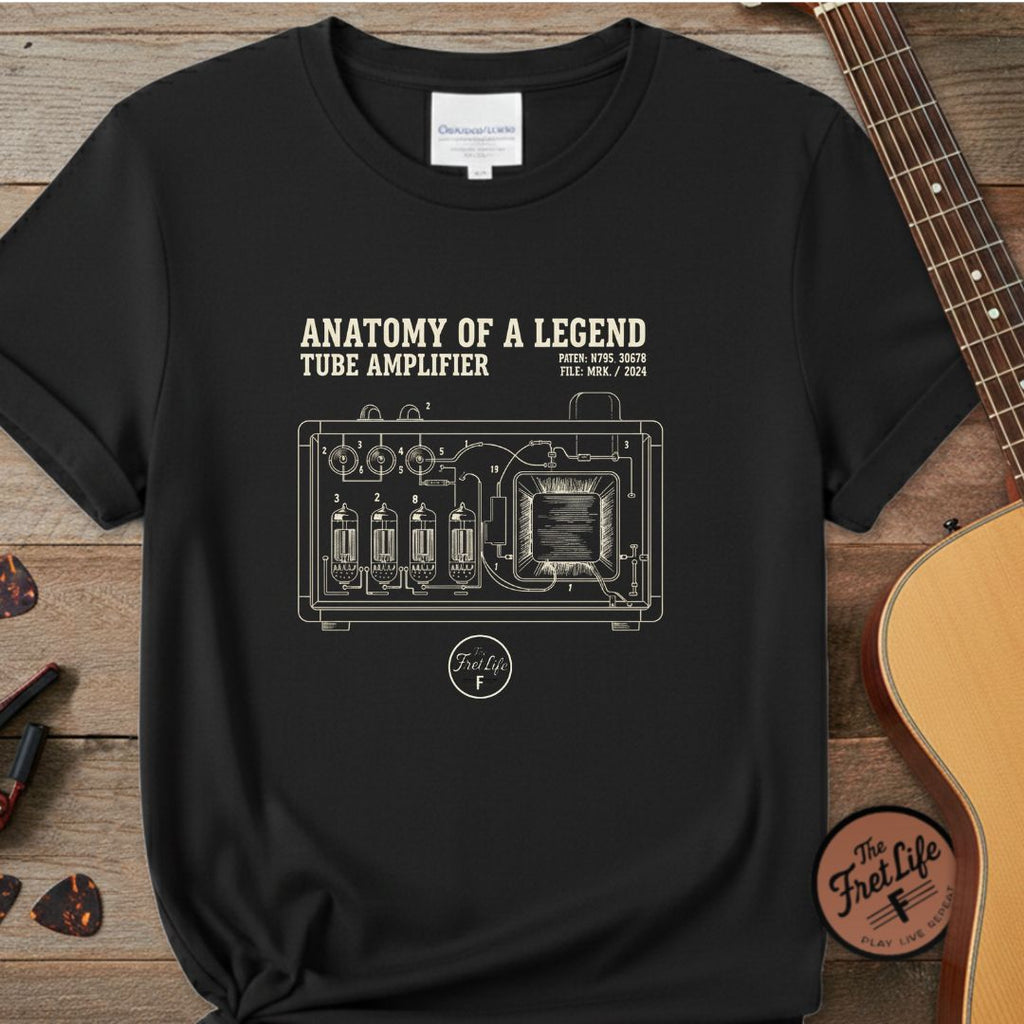 Printify T-Shirt Black / S Anatomy of a Legend Tube Amp | Premium T-Shirt