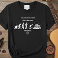Printify T-Shirt Black / S The Evolution of Man: GAS Edition T-Shirt