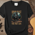 Printify T-Shirt Black / S Urban Beast: The Fret Life Concrete Jungle Tee