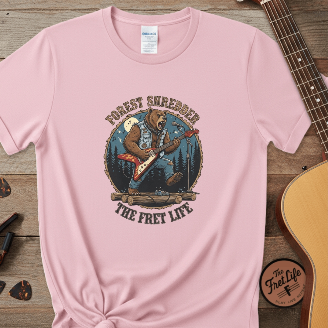 Printify T-Shirt Blossom / S Forest Shredder: The Bear Rocker T-Shirt
