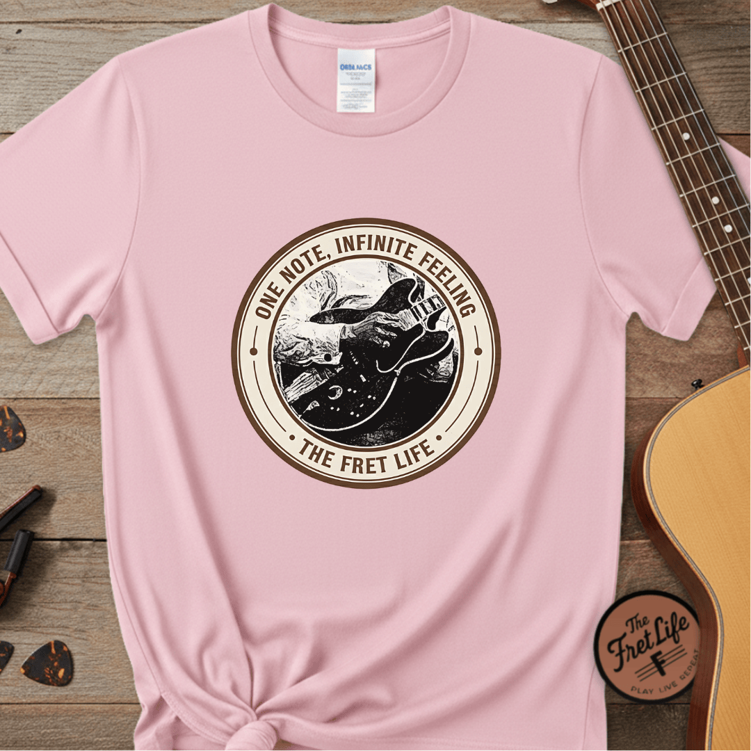 Printify T-Shirt Blossom / S Lucille Blues T-Shirt | BBK's ES-355 Guitar Fan Tee