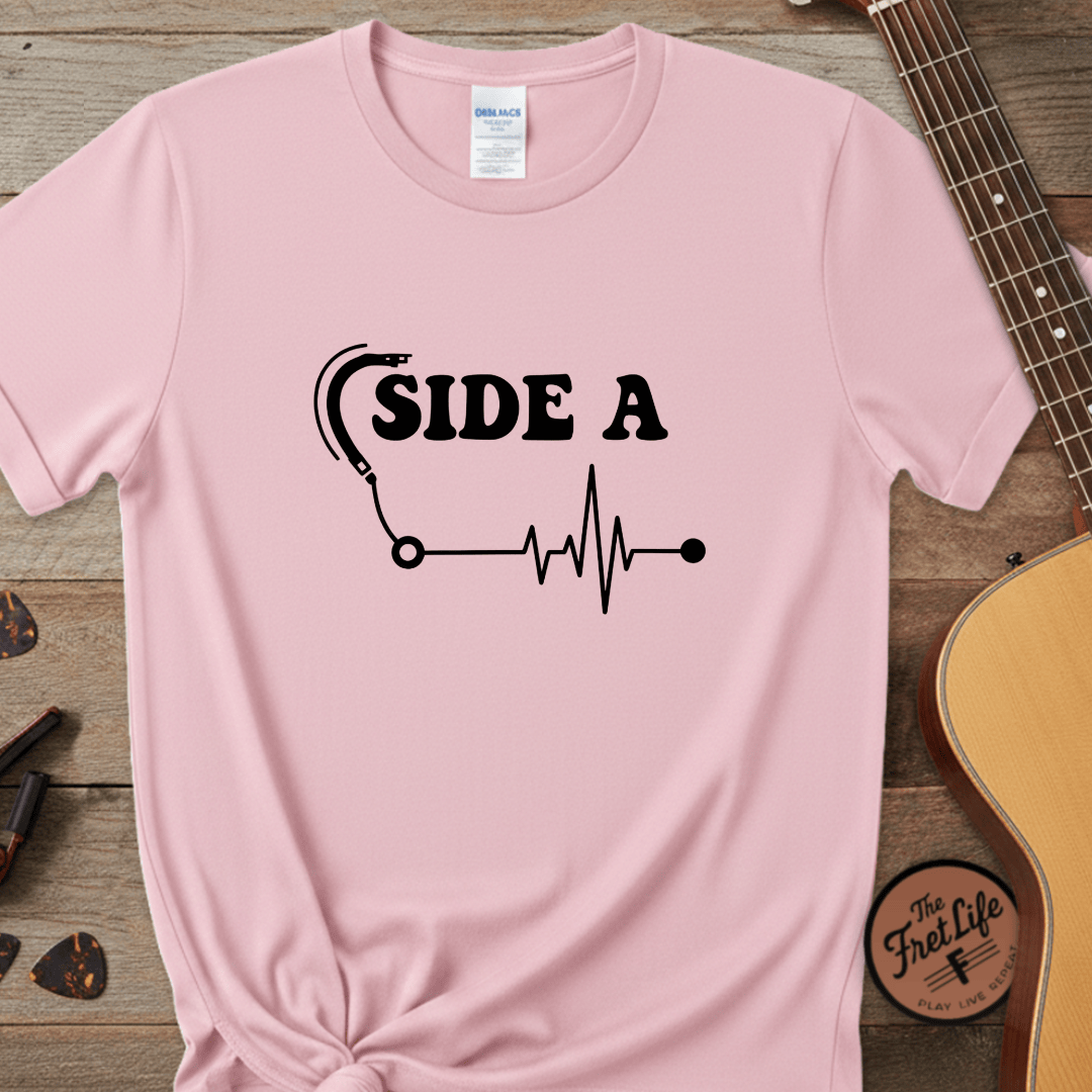 Printify T-Shirt Blossom / S Side A Vinyl Pulse Graphic Tee