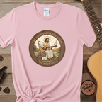 Printify T-Shirt Blossom / S The Good Shepherd's Strum T-Shirt: Led by the Ultimate Musician.