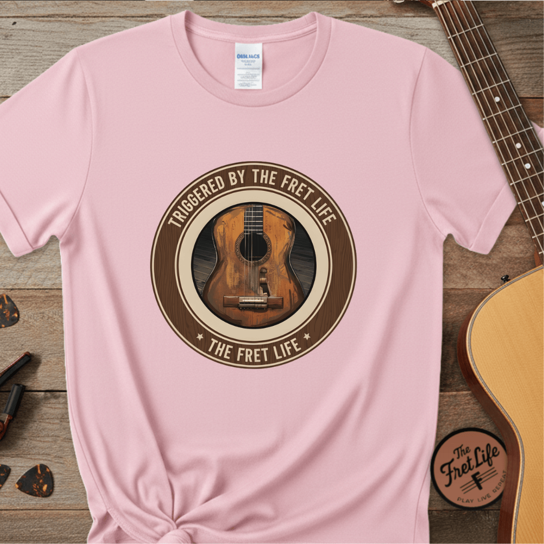 Printify T-Shirt Blossom / S Triggered By The Fret Life T-Shirt | Willie Apparel