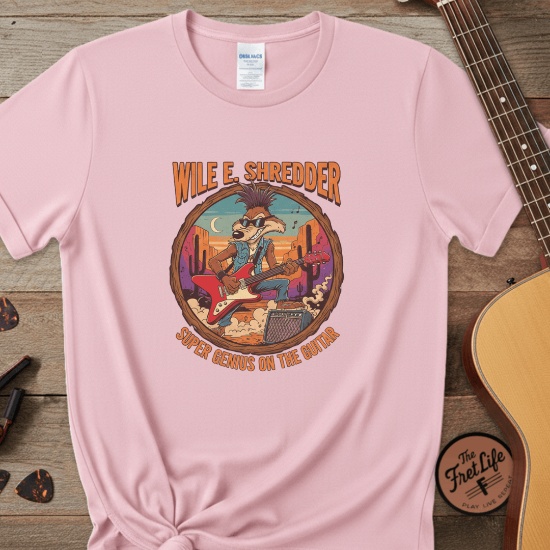 Printify T-Shirt Blossom / S Wile E Shredder Desert Guitar - Graphic T-Shirt