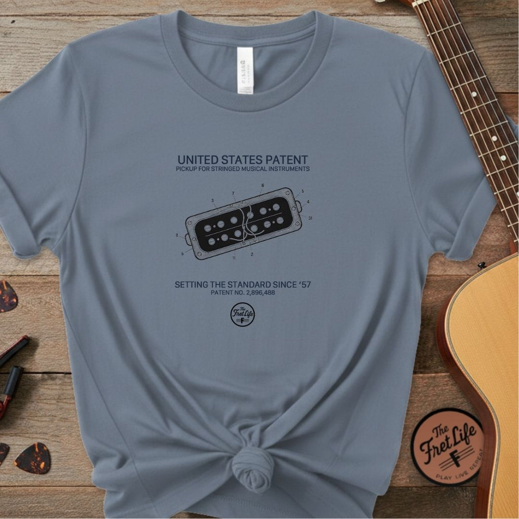 Printify T-Shirt Blue Jean / S The Golden Era: 1957 Pickup Patent T-Shirt