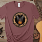 Printify T-Shirt Brick / S Archtop Elegance Tee | Jazz Guitar Big Band Blues Fan Shirt