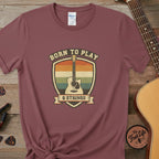 Printify T-Shirt Brick / S Born to Play 6 Strings | Premium T-Shirt