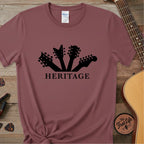 Printify T-Shirt Brick / S Fret Life Heritage: Vintage Headstock Aesthetic T-Shirt