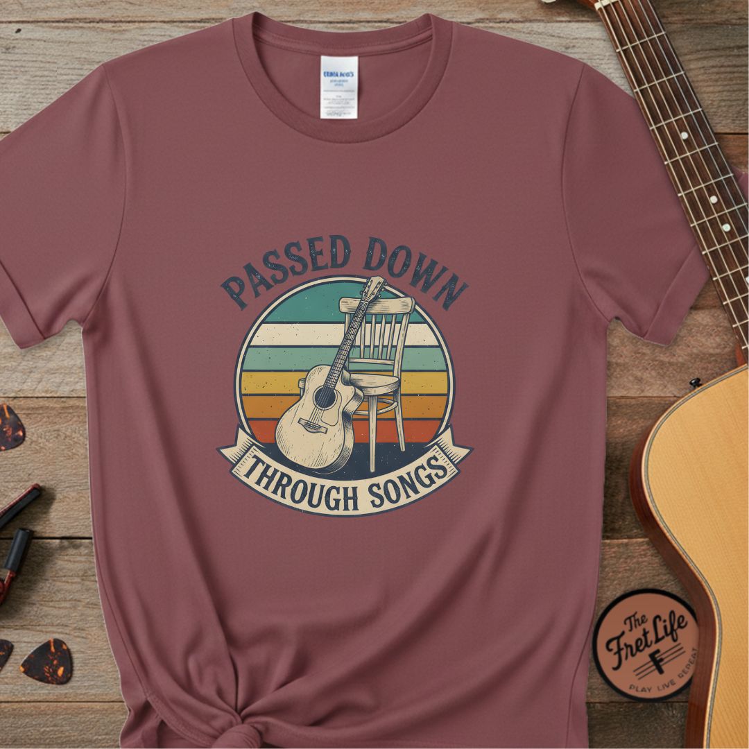 Printify T-Shirt Brick / S Passed Down Through Songs | Premium T-Shirt