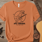 Printify T-Shirt Burnt Orange / S Apex Shredder – The King of the Fretboard Tee