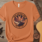 Printify T-Shirt Burnt Orange / S Rock and Roll Soul: The Fret Life Stage Tee