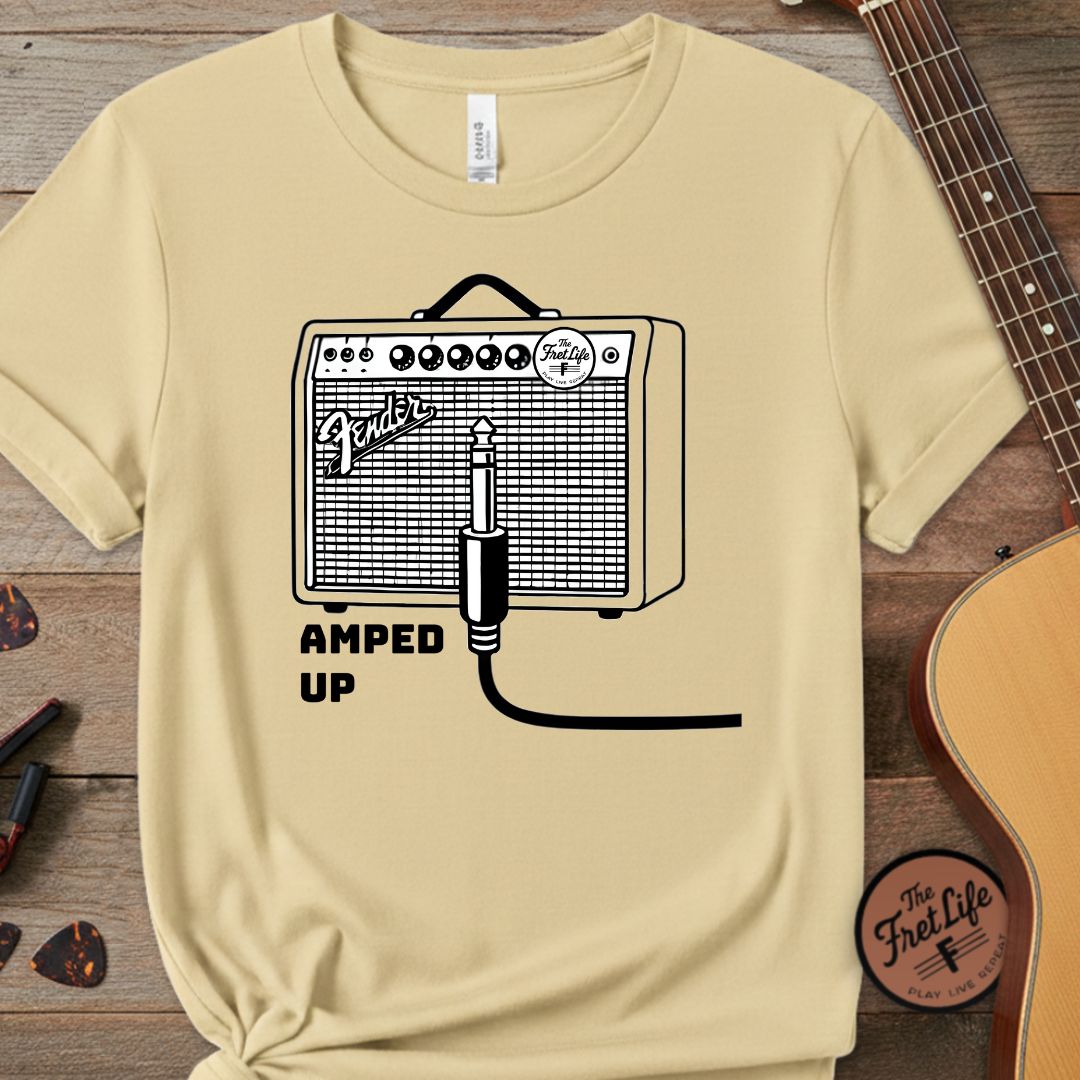Printify T-Shirt Butter / S Amped Up T-Shirt