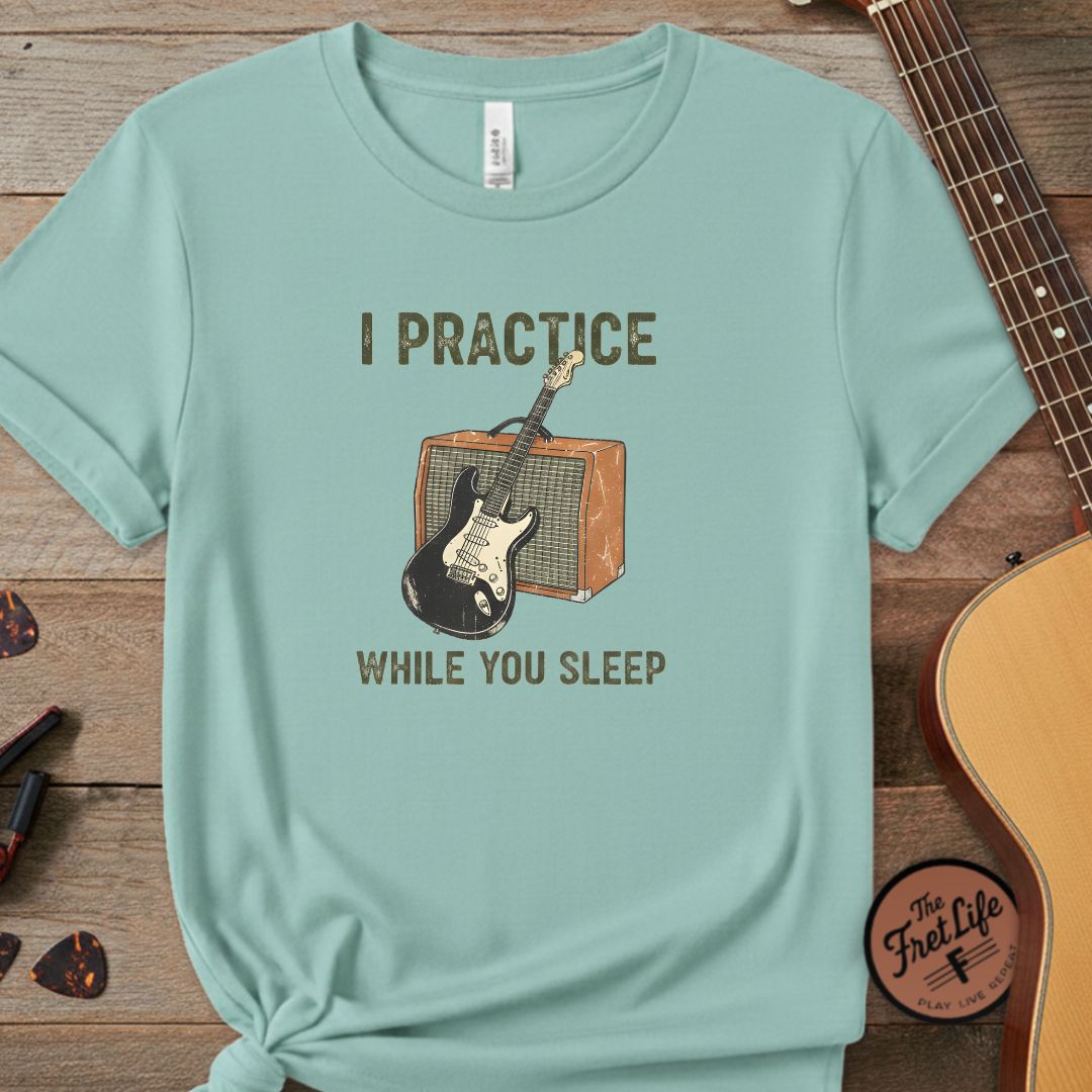 Printify T-Shirt Chalky Mint / S I Practice While You Sleep - Premium Tee