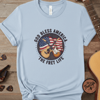 Printify T-Shirt Chambray / S American Harmony - The Fret Life Edition Tee
