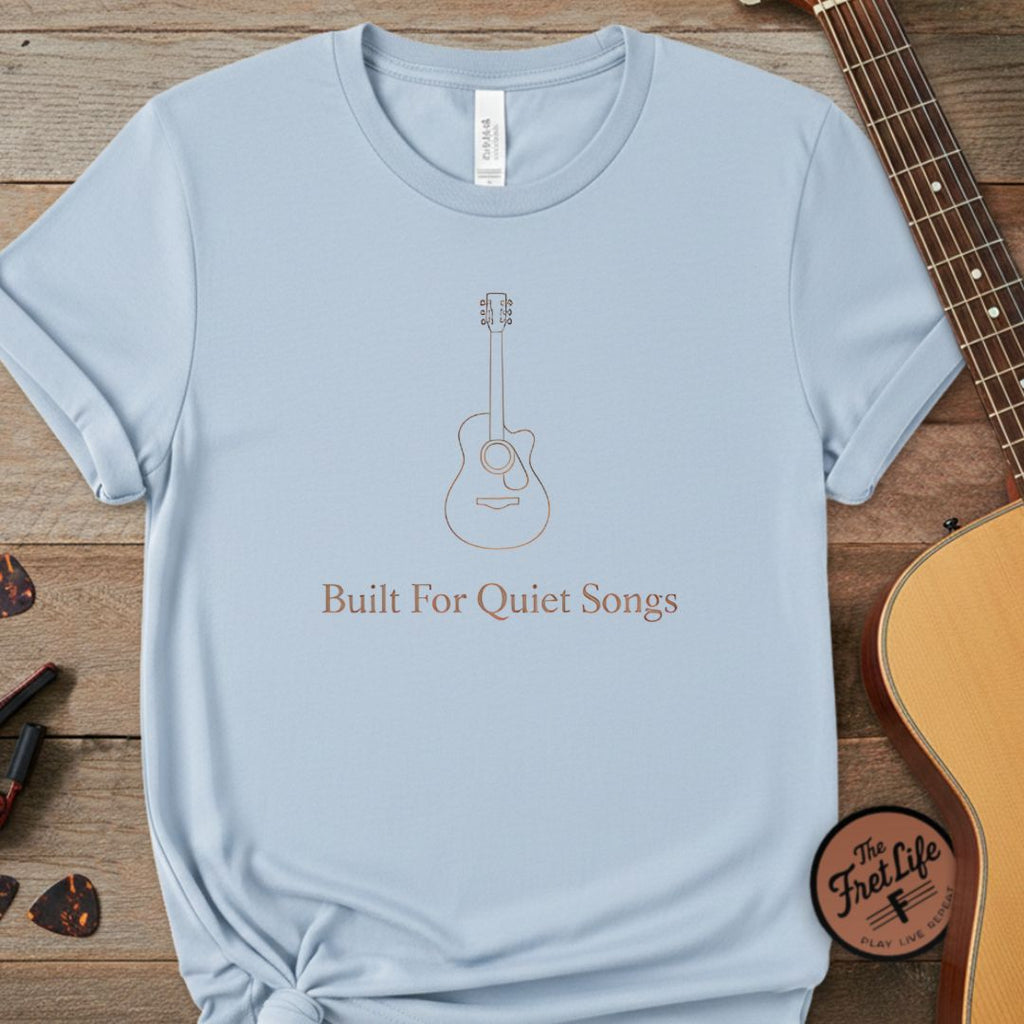 Printify T-Shirt Chambray / S Built For Quiet Songs | Premium Tee