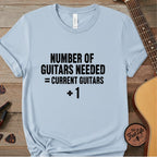 Printify T-Shirt Chambray / S "Guitar Math: N+1" Premium Tee