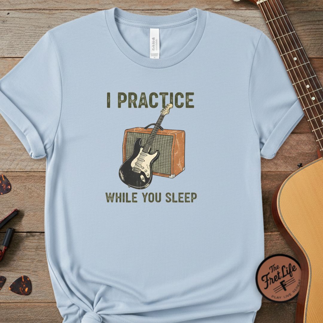 Printify T-Shirt Chambray / S I Practice While You Sleep - Premium Tee
