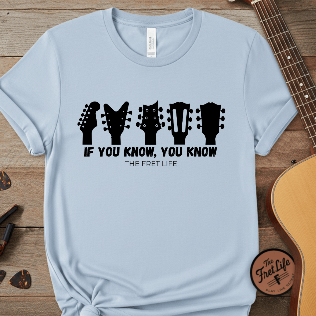 Printify T-Shirt Chambray / S If You Know, You Know – The Ultimate Headstock TributeTee
