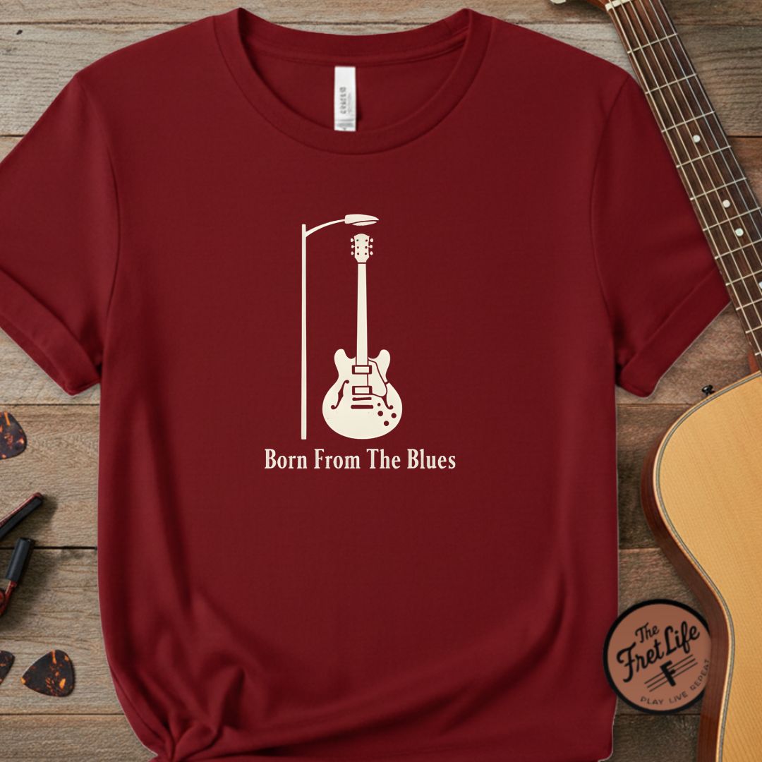 Printify T-Shirt Chili / S "Born From The Blues" Premium Tee