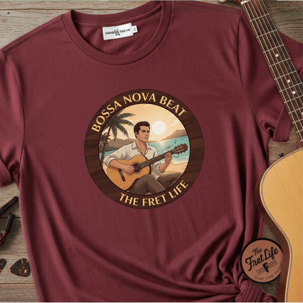 Printify T-Shirt Chili / S Bossa Nova Beat - Sunshine Fret Life Tee