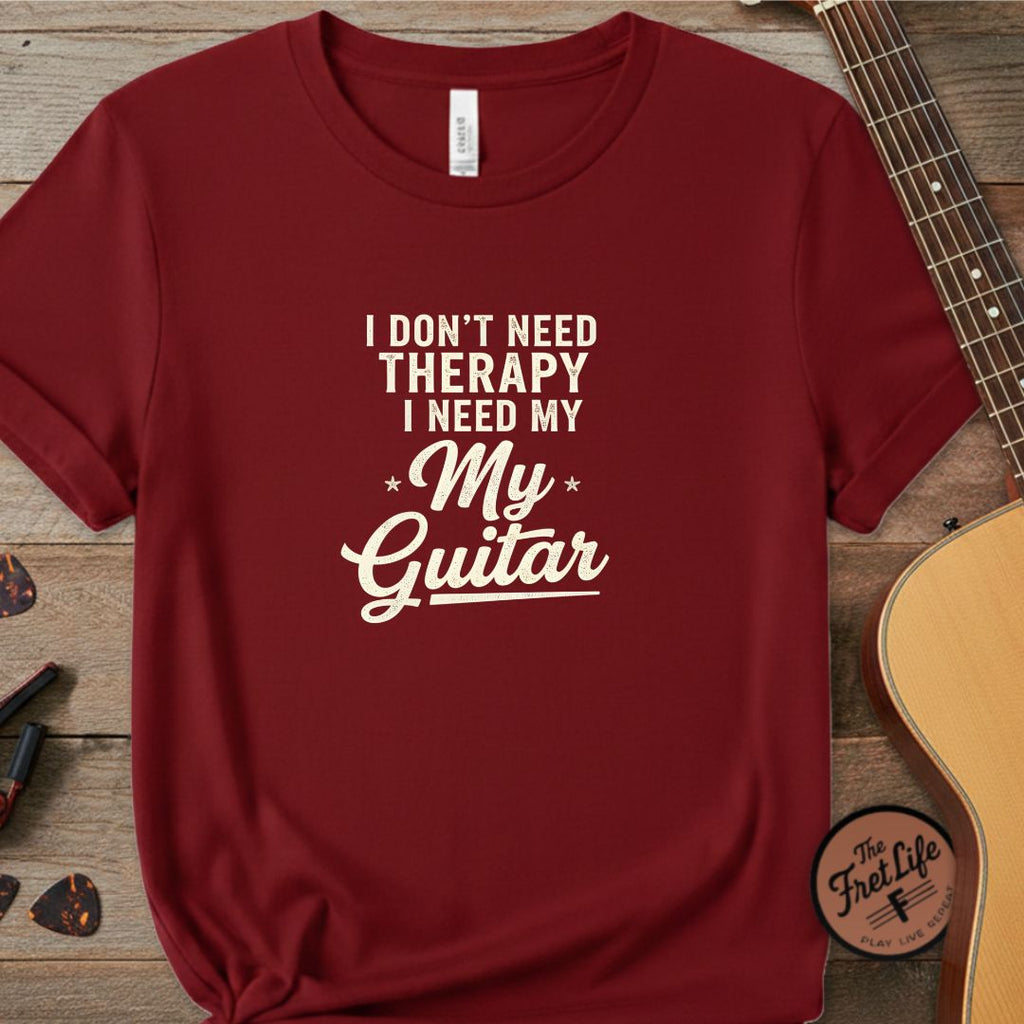 Printify T-Shirt Chili / S I Don't Need Therapy I Need My Guitar | Premium T-Shirt
