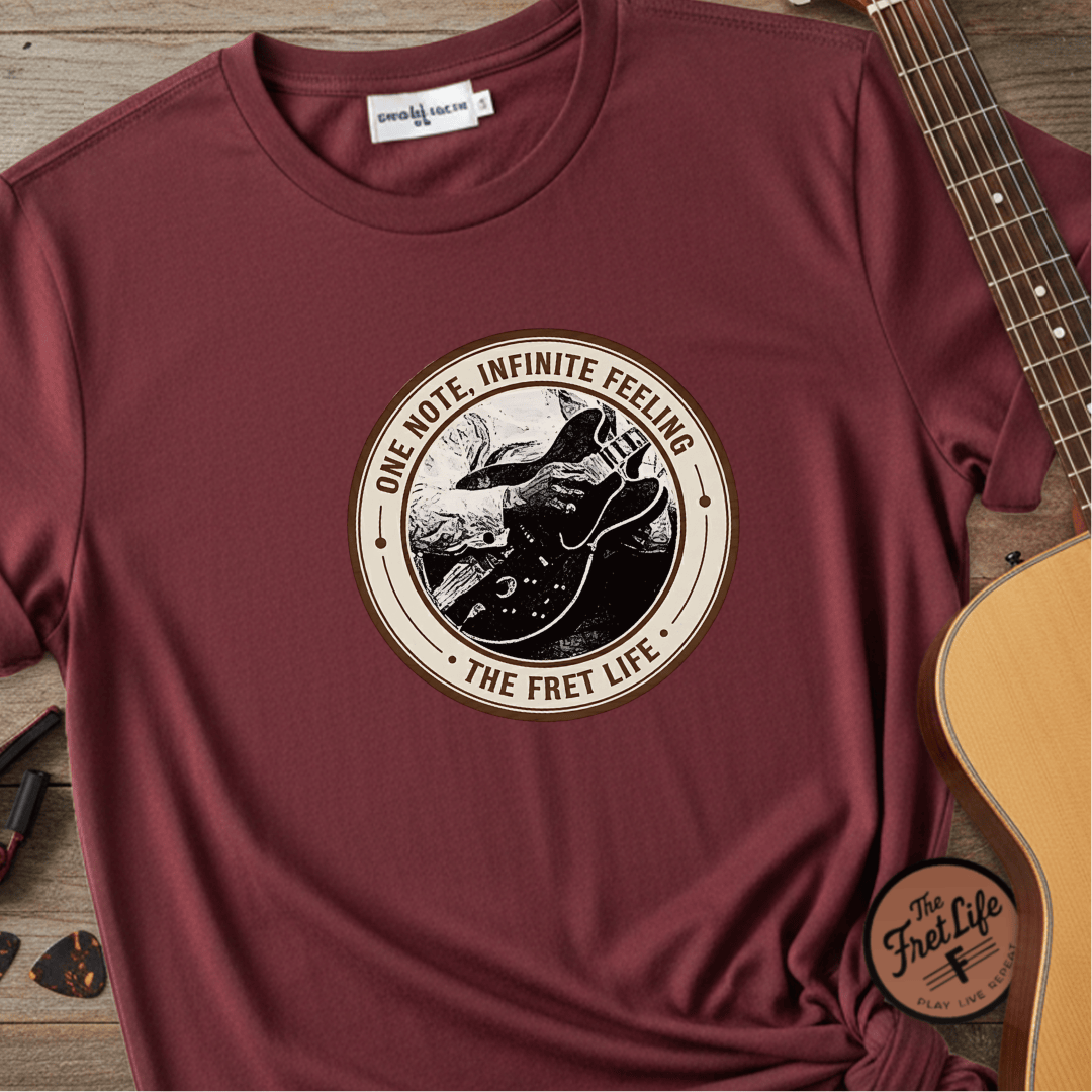 Printify T-Shirt Chili / S Lucille Blues T-Shirt | BBK's ES-355 Guitar Fan Tee